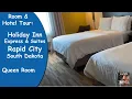 Holiday Inn Express Suites Rapid City NEAR MT RUSHMORE QUEEN ROOM AND HOTEL TOUR 2020