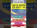 Top 5 Spots to Visit in Kota Kinabalu (Malaysia)