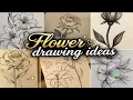 Some Amazing Pinterest Flower Drawing Ideas Easy Aesthetic Flower Sketch MgArt