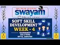 Soft Skill Development Week 4 Assignment Solutions 2026 NPTEL SWAYAM Week 4 Answers