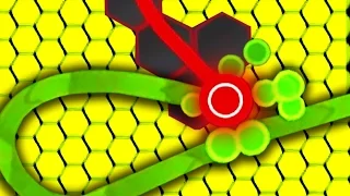 Superhex io - How To Kill And Troll The Enemies Splix io Slither io SuperHex