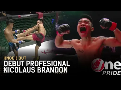 Keren! Debut Profesional Fighter Muda, Nicolaus Brandon  || Best knock Out One Pride MMA