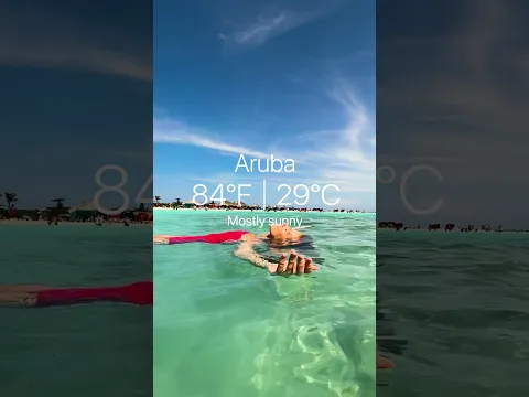 Aruba said “I got you” and handed you clear, cool waters and soft breezes. ☀️🩵🏖️ Liquid happiness!