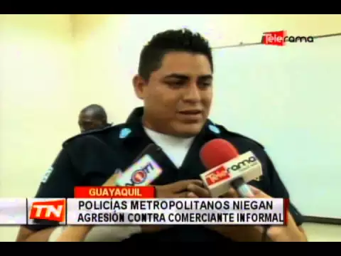 Policías metropolitanos niegan agresión contra comerciante informal