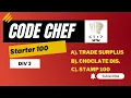 Codechef Starter 100 div 3 Contest editorial