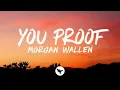 Morgan Wallen – You Proof (Lyrics) 🥃🎧 | Emotional Country Song