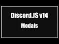 Discord js V14 Episode 4 Modals