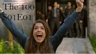 the 100 s01e01 short landing and not alone