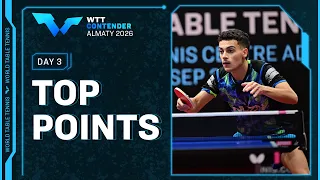 Top Points of Day 3 | #WTTAlmaty 2026