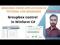 Tutorial 10 Groupbox control in Winform C
