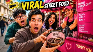 Trying Street Food Made by WOMEN Only | Rimorav Vlogs