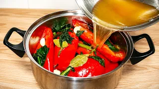МАРИНАД РЕШАЕТ ВСЁ! ПЕРЦЫ НАСТОЛЬКО ВКУСНЫЕ, ЧТО БУДЕТЕ ГОТОВИТЬ ПОСТОЯННО! ПРОСТОЙ РЕЦЕПТ!