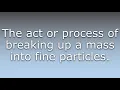 What does Deglomeration mean