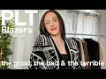 PRETTY LITTLE THING AFFORDABLE BLAZERS try on haul honest reviews