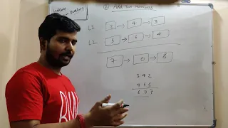 LeetCode 2 Add Two Numbers of Linked List in Hindi