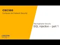 SQL Injection - Part 1