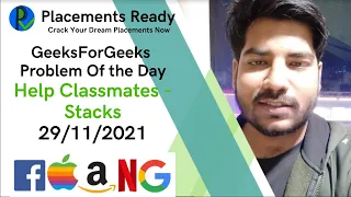 Problem of the Day - 29th November GeeksForGeeks Help Classmates
