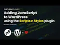 Add JavaScript to specific WordPress Posts and Pages using the Scripts n Styles Plugin