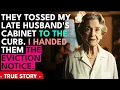 They Tossed My Late Husband s Cabinet to the Curb Without Asking I Handed Them the Eviction Notice