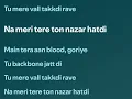 BACKBONE SONG WITH LYRICS 💞🖤..... /Harrdy Sandhu/Jaani/Zenith Sidhu