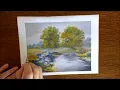 Grayscale coloring tutorial demo Charming Landscapes Adult Grayscale Coloring Book