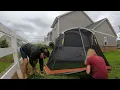 Fast forward assembly - Unboxing Magellan Mission Tent 6 person tunnel