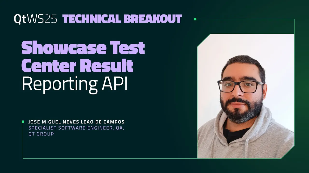 Showcase Test Center Result Reporting API