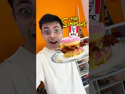 Mangio il Panino con le Ciambelle di KFC e SIMPSONS 🍩