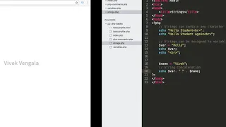 PHP Data Types - String Concatenation PHP Basics Series 4