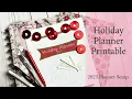 2023 Planner Setup - Holiday Planner Printable with Free Download