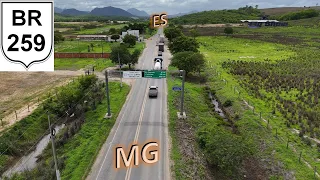 DIVISA de MINAS GERAIS com ESPÍRITO SANTO.
