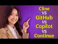 Continue dev vs GitHub Copilot vs Cline 2026 - Which AI Coding Assistant Wins