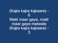 Kajra Kajra Kajraare LYRICS