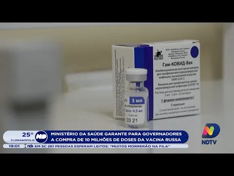 Ministério da Saúde garante a governadores compra da vacina russa Sputnik