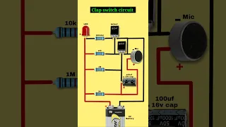 Clap Switch circuit diagram