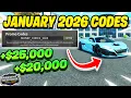 ALL WORKING CODES IN ROBLOX ERLC JANUARY 2026 Emergency Response Liberty County Codes 2026
