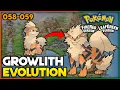 Pokemon Fire Red Leaf Green - How To Evolve Growlithe into Arcanine Kanto Pokedex