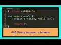 Tutorial de C - String toupper e tolower