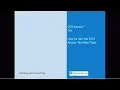 CCH Axcess Tax - Using the Help Tools
