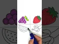 Coloring Fruits Satisfying fruit coloring