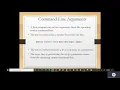 Java I Chapter 7 Class 3 Part 1 Command Line Arguments