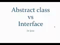 Abstract vs Interface - java