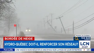 Première Bordée Déjà Des Pannes Hydro Doit Il Renforcer Son Réseau 
