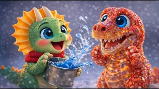 🦕 Funny Dinos & the Red T Rex | Kids Song 🦖🎵