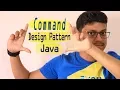 Command design pattern in Java