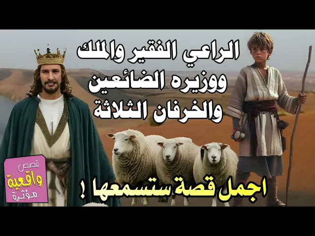 ⁣اجمل قصة ستسمعها ! قصة الراعي الفقير والملك ووزيره الضائعين والخرفان الثلاثة - لن تمل من سماعها