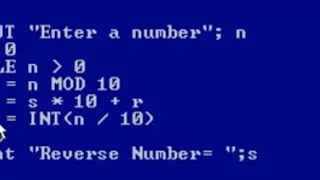 PROGRAM IN QBASIC TO DO REVERSE OF A GIVEN NUMBER
