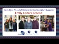 Emily Greene - Marty Stein Friend of National Service Exemplary Supporter