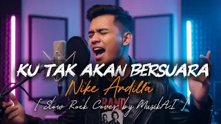 ku tak akan bersuara nike ardilla slow rock version cover penuh emosi 