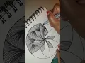 Easy zentangle pattern for beginners